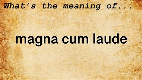 is magna cum laude capitalized.